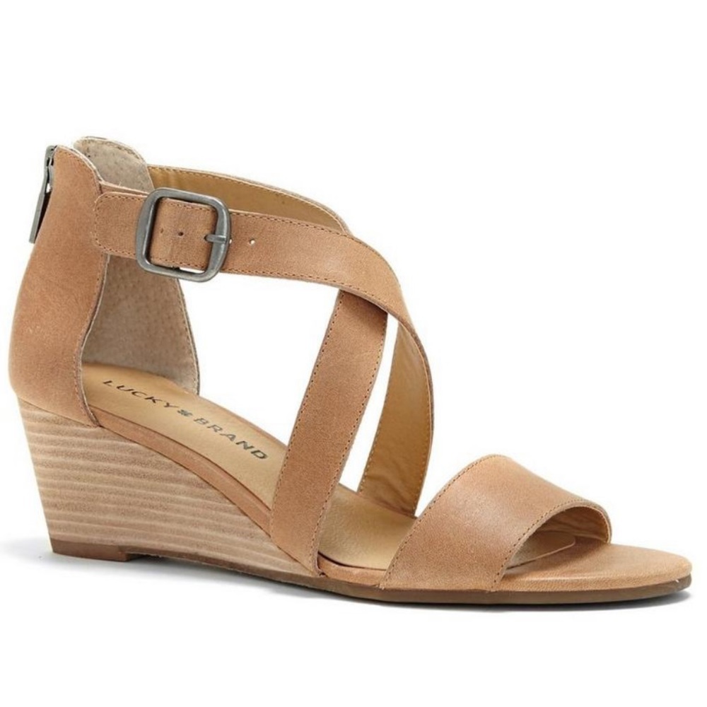 Jenley Wedge Sandals - Lucky Brand, Size 8